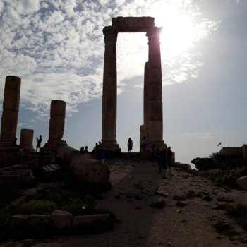 Jordanië - Sunset at the Citadel