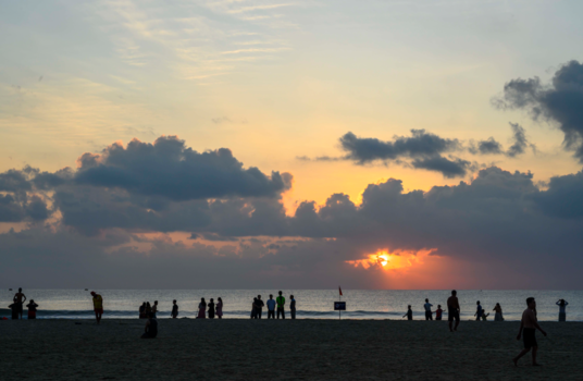 Vietnam - Zonsopkomst bij Danang