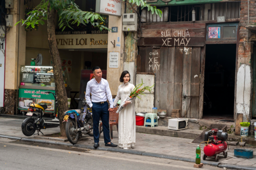 Vietnam - Bruidspaar in Hanoi