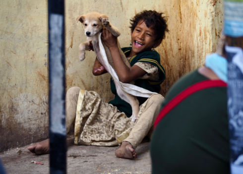 India - De glimlach van de straat