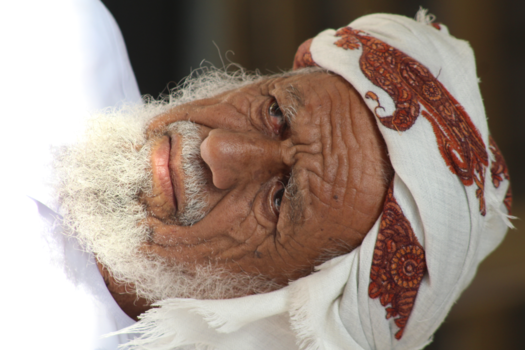 Oman - Wijze mooie oude man