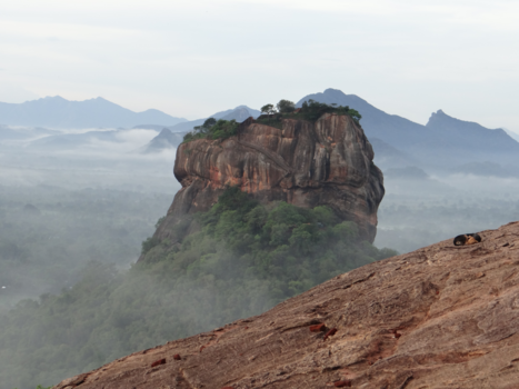 Sri Lanka - the Lion Rock mist