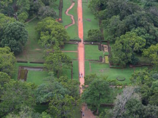 Sigiriya - De tuin voor de rots
