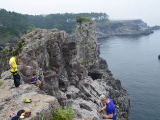 Jeju-do - Wandklimmers kust Jeju