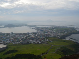 Jeju-do - Uitzicht Seongsan Ilchul-bong
