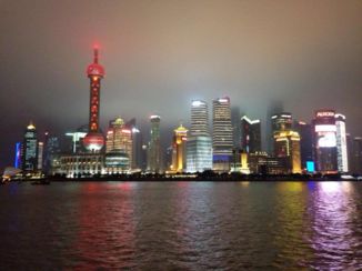 Shanghai - Skyline by night