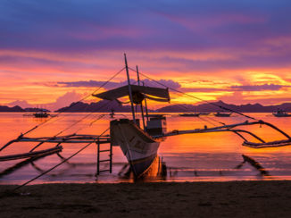 Palawan - Zonsondergang palawan