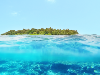 Malediven - Playing in the ocean