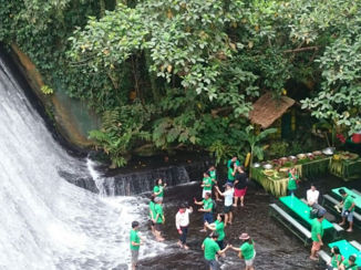 Filipijnen - Waterfall restaurant