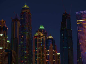 Dubai - Architectuur by night