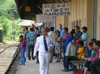 Sri Lanka - Op het treinstation