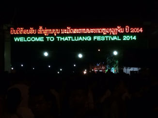 Laos - Festival in Vientiane. Geweldig!