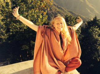 India - This is one happy girl in India