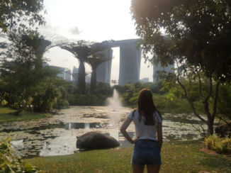 Singapore - Botanic gardens met mooie uitzichten.