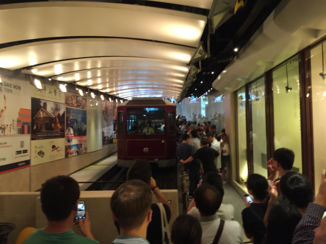 Hong Kong - De tram die naar The Peak gaat