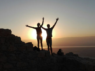Israël - Zonsopgang @Masada berg