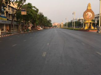 Thailand - Lege straat Bangkok