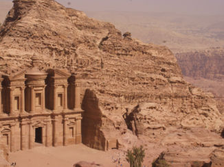 Jordanië - stukje van Petra, na een flinke klim