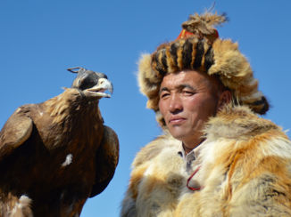 Mongolië - kazach op adelaarsfestival
