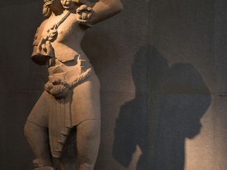 Vietnam - Da Nang, beeld in museum,