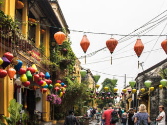 Vietnam - Hoi An, overal hangen lampionnen, sprookjesachtig,