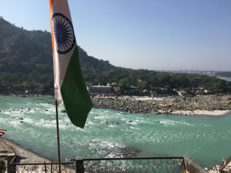 India - Uitzicht vanuit een restaurant