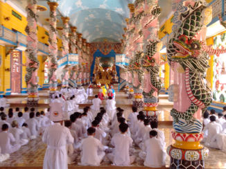 Vietnam - Prachtig kleurrijke moskee