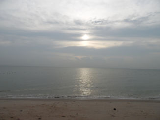 Thailand - avond zon verdwijnt