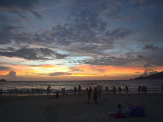 Thailand - Zonsondergang op Patong beach (Phuket)