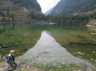 China - China, Jiuzhaigou, blauwer dan blauwer meren