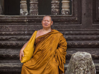 Cambodja - Angkor wat ook veel bezocht door monikken