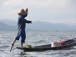 Myanmar - Visser op het Inle Lake