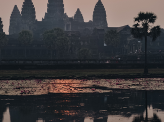 Cambodja - Ankor Wat tijdens zonsopkomst