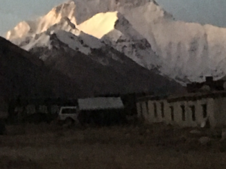 Tibet - Zonsopkomst Mount Everest