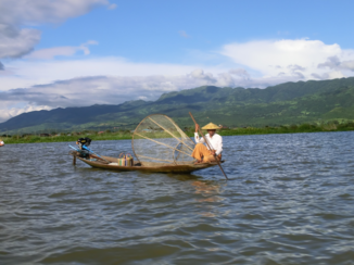 Myanmar - Visser op Inle lake