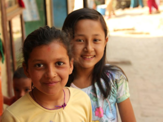 Annapurna Trail Trek - Schoolmeisjes
