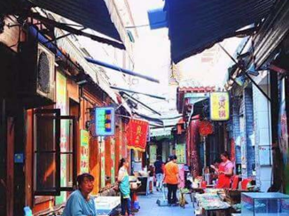 China - Qingdao zijstraat