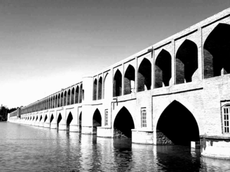 Iran - 1 van de bruggen in Isfahan