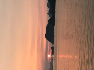 Vietnam - Zonsondergang Halong Bay