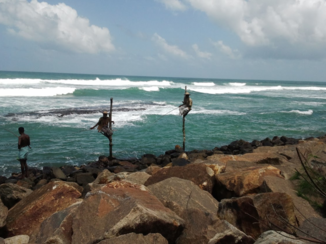 Sri Lanka - Vissers bij Galle