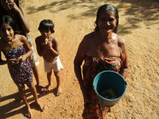 Sri Lanka - Oma met kleinkinderen
