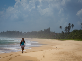 Sri Lanka - langgerekte (lege) stranden