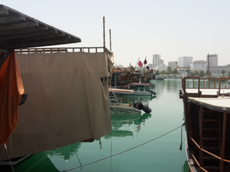 Qatar - Dhow Harbour in Doha