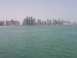 Qatar - Uitzicht op de nieuwe stad