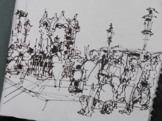 Bangkok - impressions from Erawin Shrine