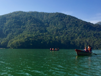 Nepal - phewa lake bij Pokhara