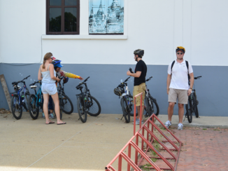 Ayutthaya - Pauze met onze internationale groep