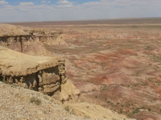 Mongolië - Bleeding cliffs