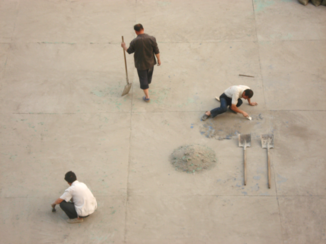 China - Dak van hotel