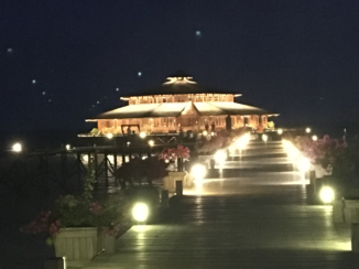 Rondreis door Maleisisch Borneo - Restaurant Lankayan island